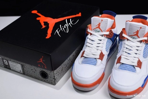 Blue Jordan Bright 4 308497-171 Crimson-Royal White Air 0817